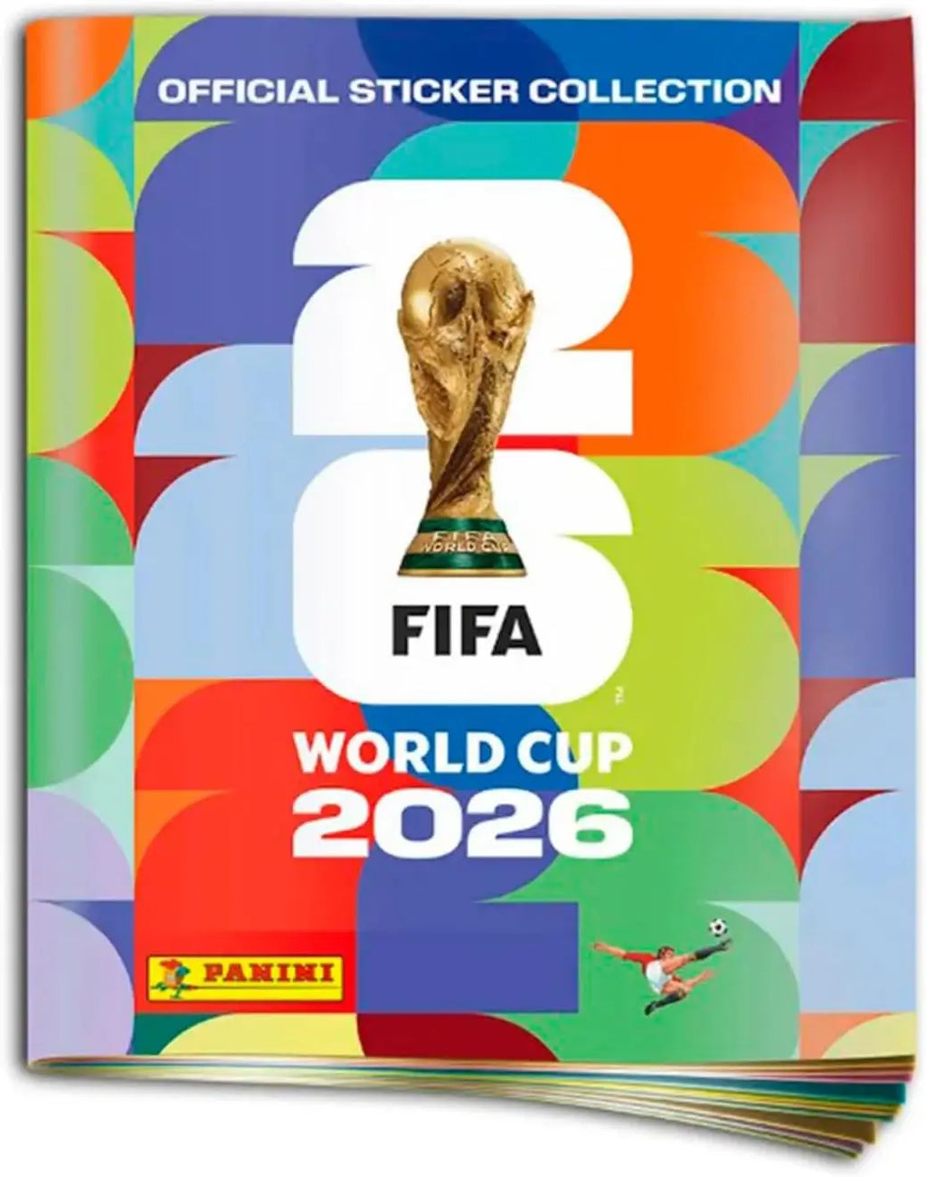 FIFA World Cup 2026 Official Collection - Panini Album with 20 Packs of Stickers, including 7 Chromos each, perfect for collectors and soccer fans.