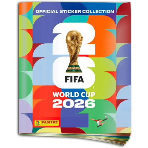 FIFA World Cup 2026 Official Collection - Panini Album with 20 Packs of Stickers, including 7 Chromos each, perfect for collectors and soccer fans.